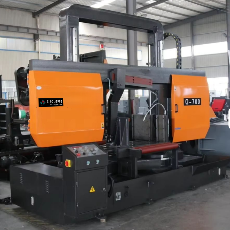 G-700 Large Miter Band Saw Machine Hydraulic Tension 7.5kW Motor Rotary-Angle Cutting 