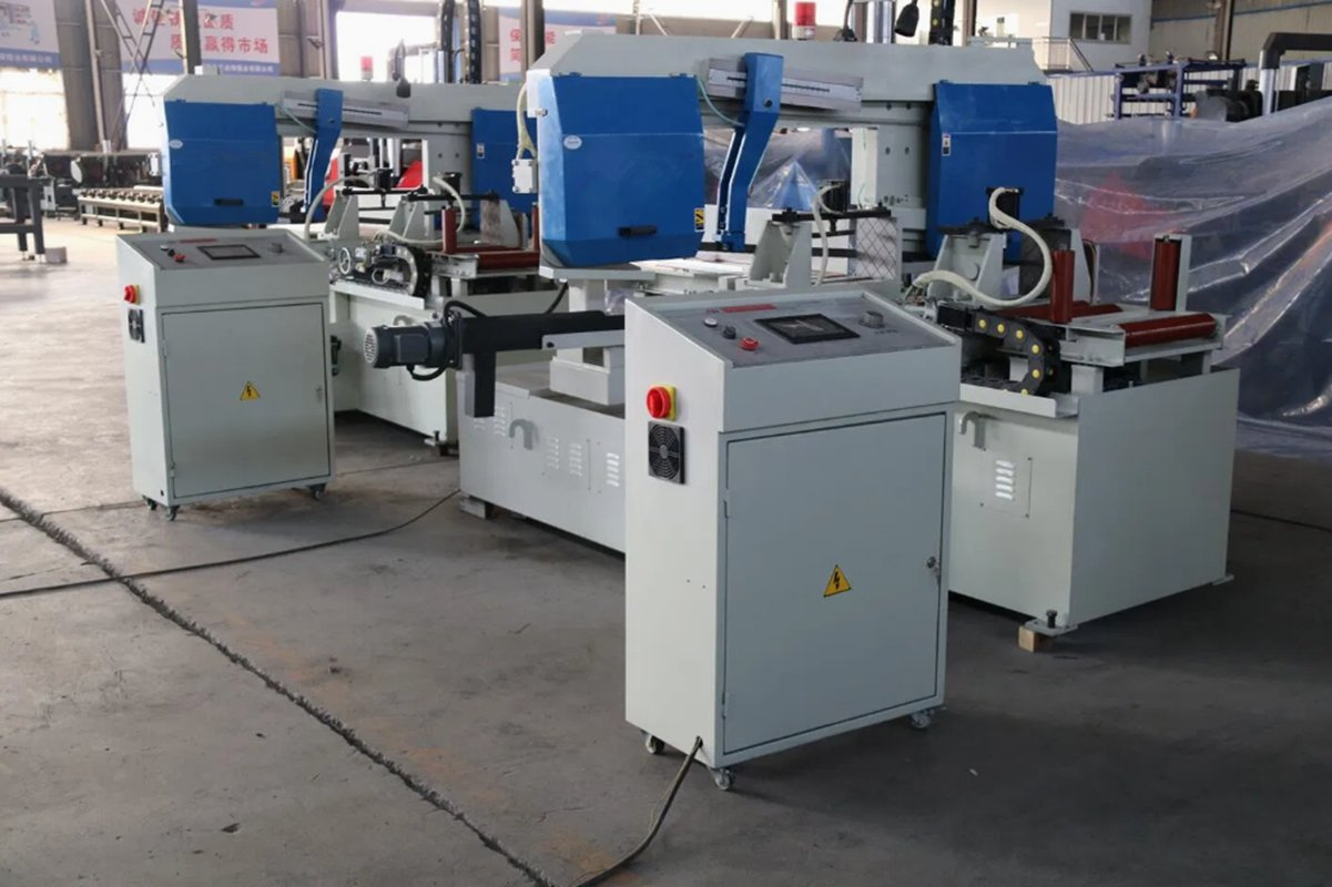 GKX-300 Horizontal Band Sawing Machine Automatic Corner Feed with Core Motor Component for Band Slicing