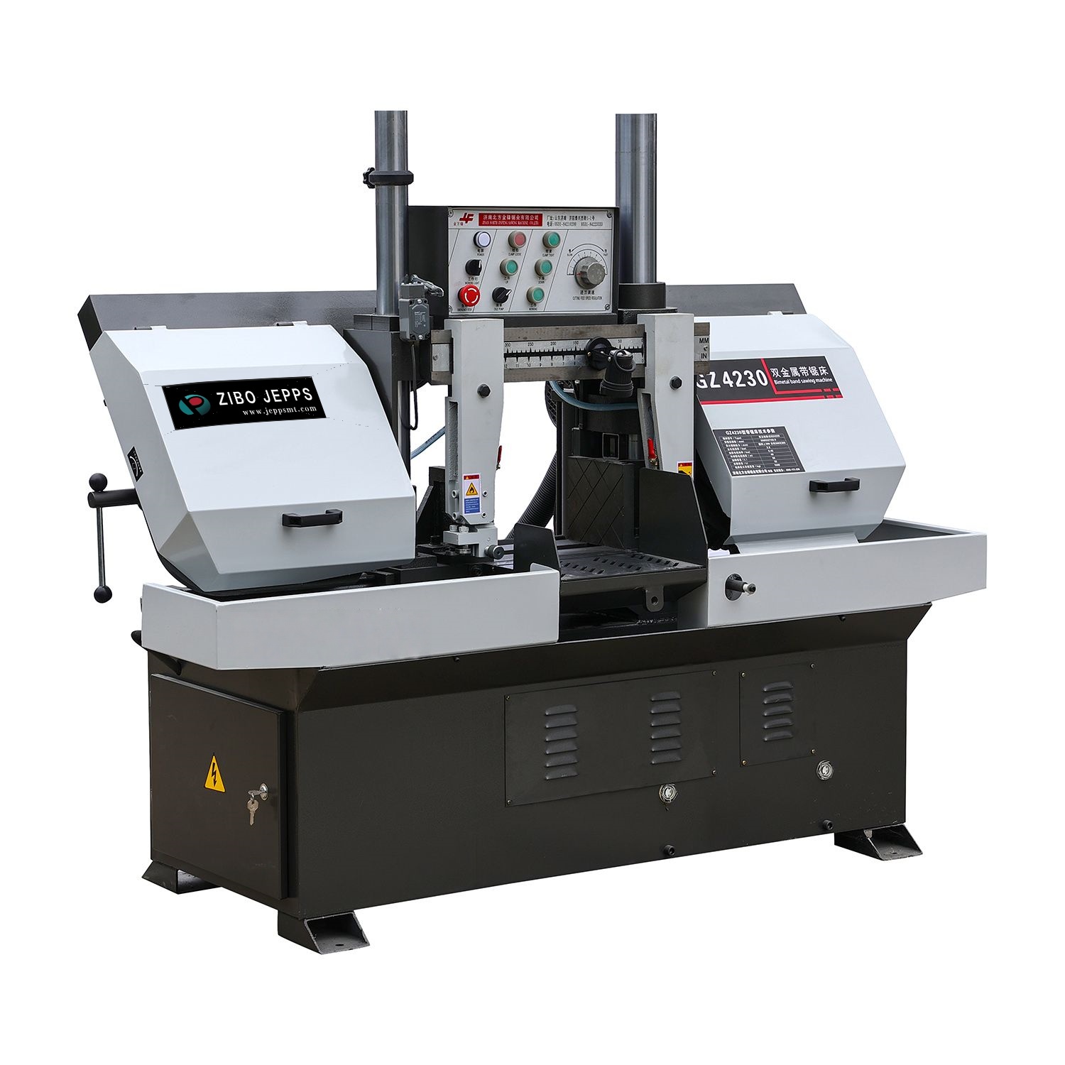 Gz4230 Metal Semi Automatic Metal Cutting Band Saw Machine