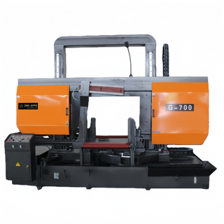G-700 Large Miter Band Saw Machine Hydraulic Tension 7.5kW Motor Rotary-Angle Cutting 