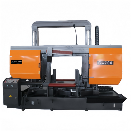 G-700 Large Miter Band Saw Machine Hydraulic Tension 7.5kW Motor Rotary-Angle Cutting 