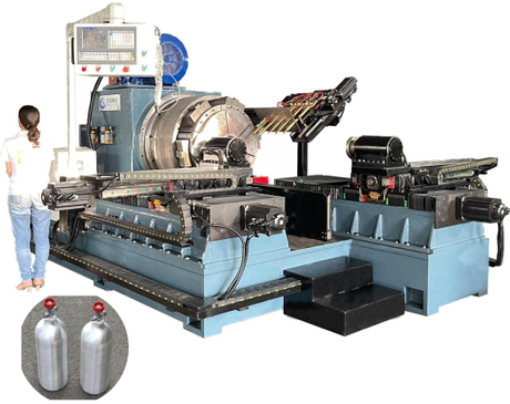 SD-GX-400 PLC controlled pipe end swaging machine