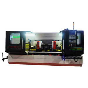 Horizontal Double Spindle Double Headc with GSK Control System Center Drive High Accuracy for Support Roller Processing