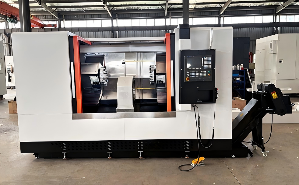 STC Seris Double-head Lathe Machine for Mass Production of Shafts & Discs