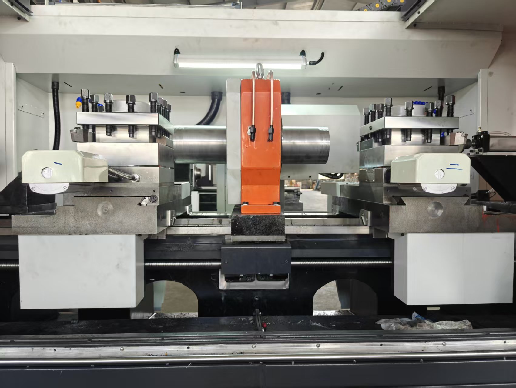 STC Seris Double-head Lathe Machine for Mass Production of Shafts & Discs